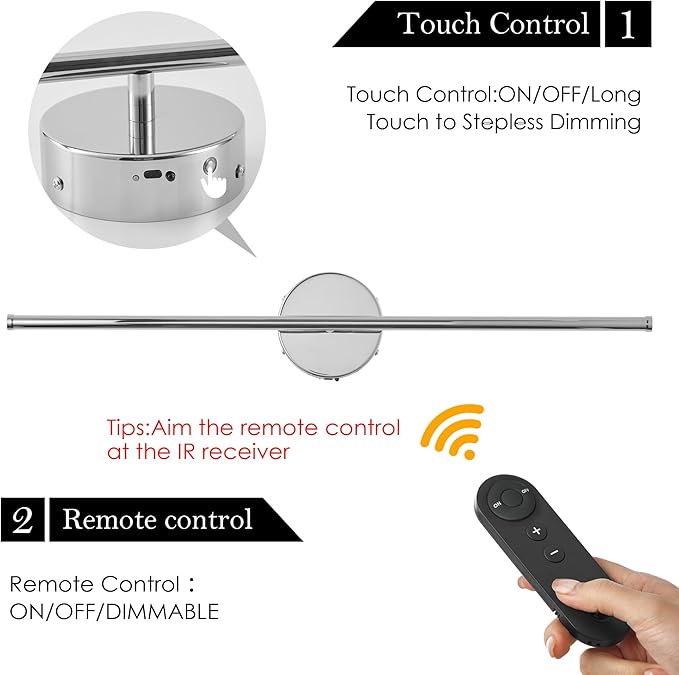 KARTOOSH Battery Operated Wall Sconces