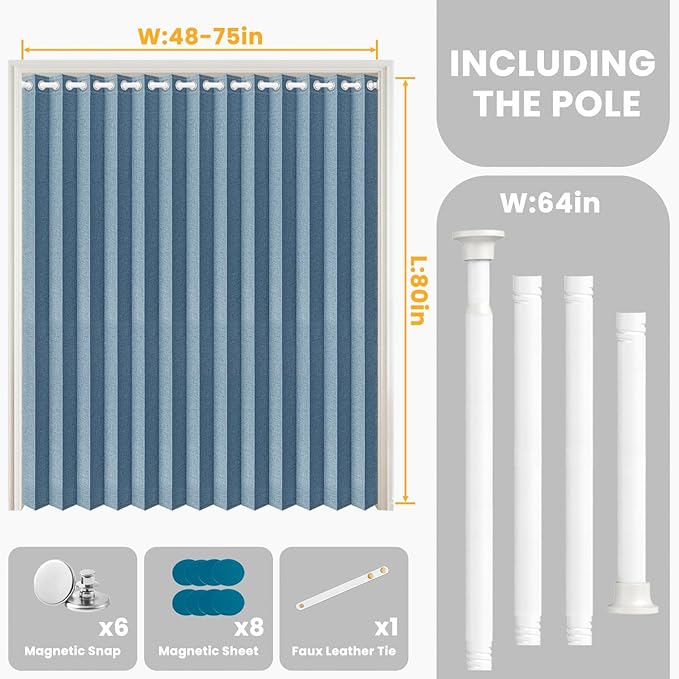 AJAZZ Blackout Accordion Door