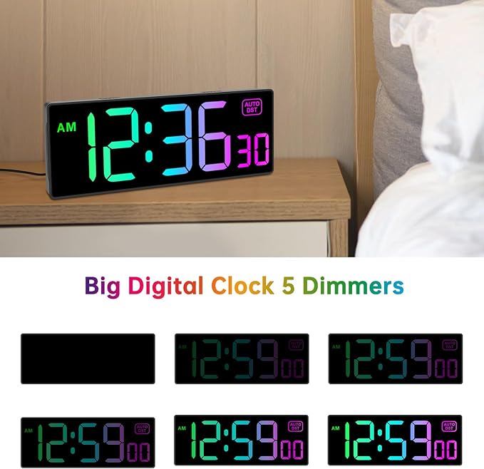 Soobest Digital Wall Clock