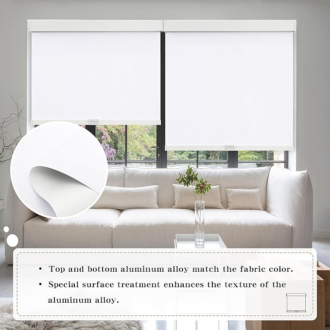SUNOFF Cordless Blackout Roller Shades Blinds