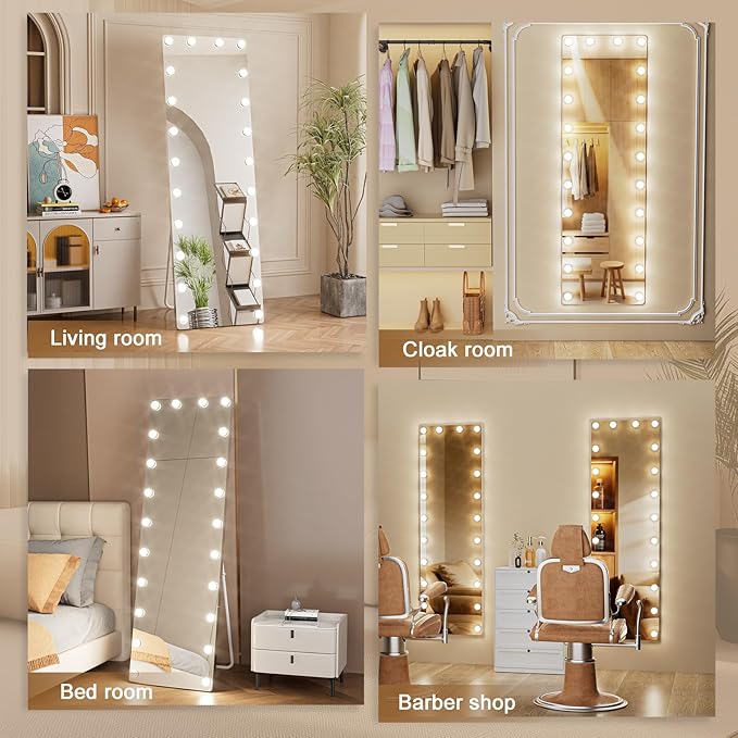 Kosmonia 64x22 Hollywood Full Length Mirror