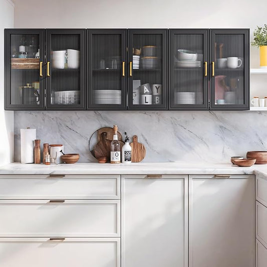 Furnaza LED Wall Storage Cabinets