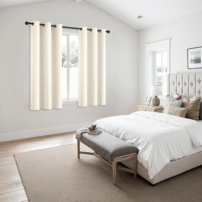 MIULEE Blackout Curtains for Bedroom Living Room 2 Panels, Thermal Insulated
