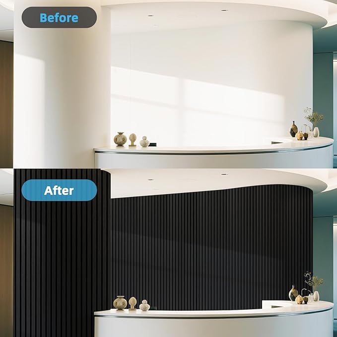Art3d 1-Pack Acoustic Wood Slat Wall Panel
