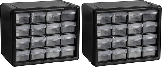 Akro-Mils 16-Drawer Plastic Storage Cabinet | 10-1/2 x 6-1/2 x 8-1/2 Inch |