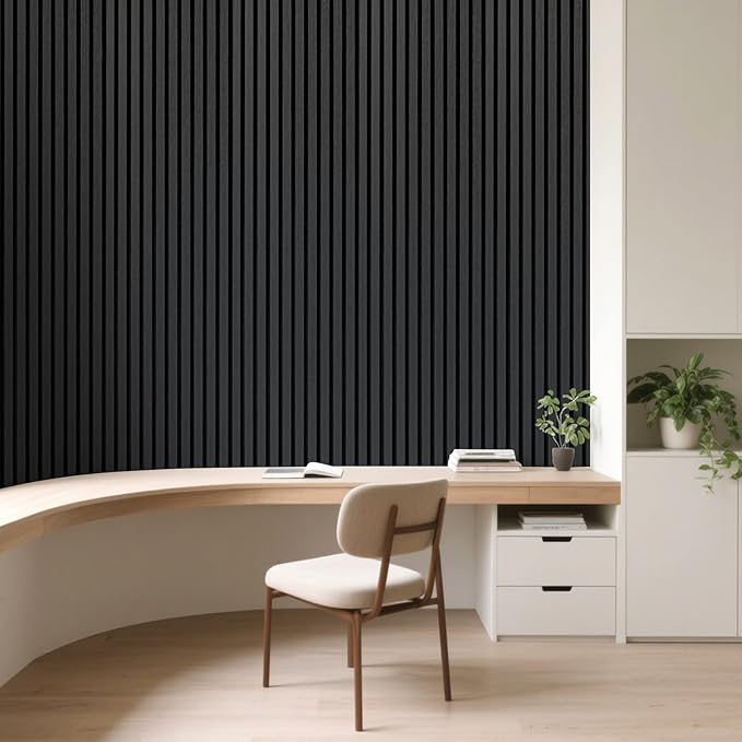 Art3d 2-Pack Acoustic Wood Slat Wall Panel