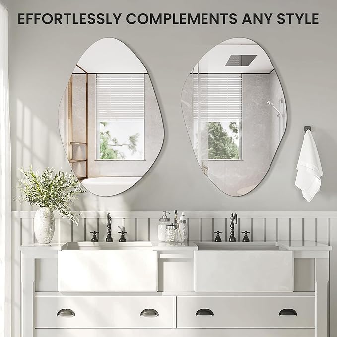 TRAHOME Irregular Asymmetrical Wall Mirror