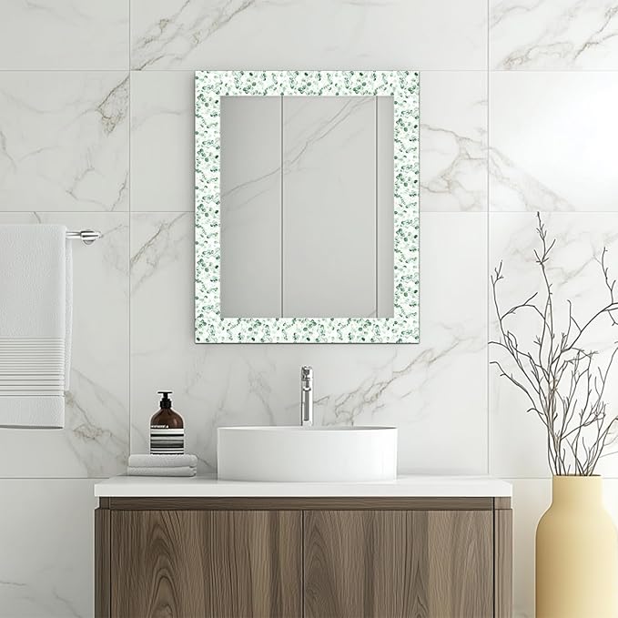 HOMETITUTE Wallpaper Border Peel and Stick Wall Decor PVC Botanical Wall Border