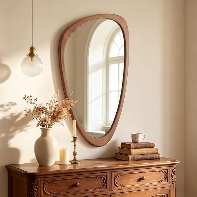WallBeyond Asymmetrical Mirror, Irregular Wall Mirror, Wall Mirrors Decorative