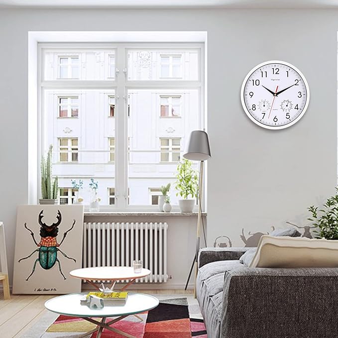 Wall Clock, Sweep Silent Movement Accurate Clocks
