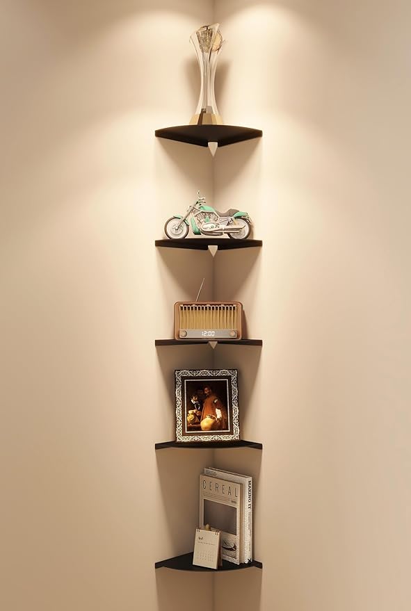 Corner Shelf, 3.0mm Aluminum Alloy Corner Shelf wall Mounted,