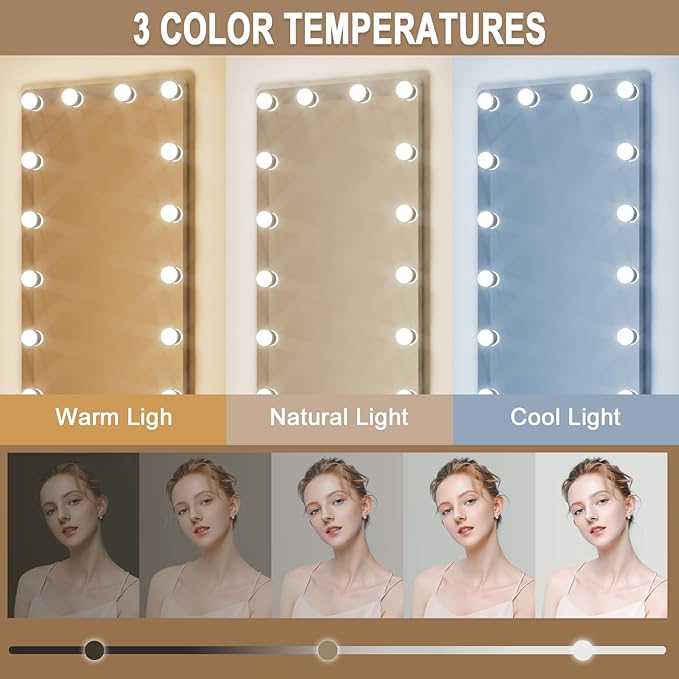 Kosmonia 64x22 Hollywood Full Length Mirror