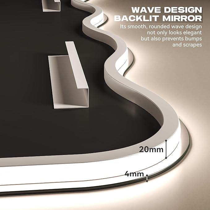 Hasipu Wavy Full Length Mirror