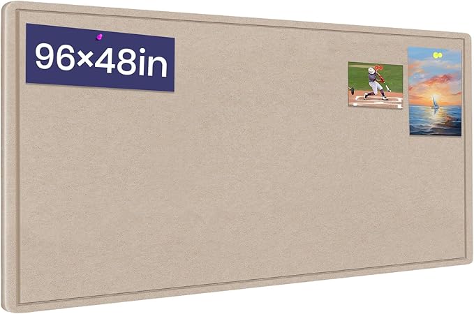 Extra Large Bulletin Board, 96 X 48 inches Cork Board
