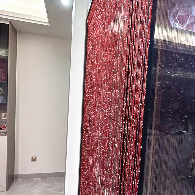 ave split Decorative Door String Curtain Wall Panel Fringe Window Room Divider