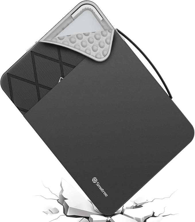 Smatree EliteFlow Laptop Sleeve Case for 15.6 inch Lenovo ThinkPad T15p/P15v Gen 3, Slim Protective Laptop Case with Accessory Pocket and Handle, Patented Super-Corner Shock Protection (EF613)