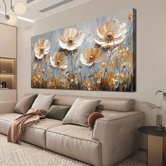 Canvas Wall Art Decor Art Work for Wall Decor Large Vintage Gold Wall Art