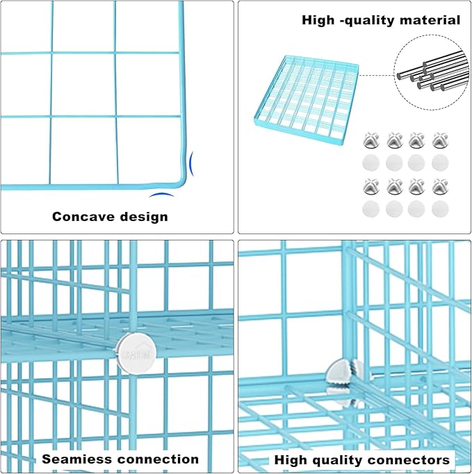 C&AHOME Wire Cube Storage, 6