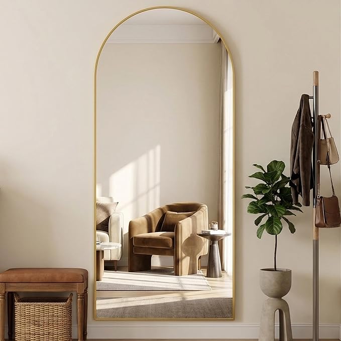 Suidia 78"x38" Arched Full Length Mirror