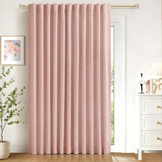 100% Blackout Shield Linen Blackout Curtains