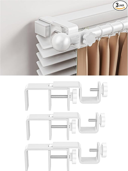 Over-Blinds Curtain Rod Brackets