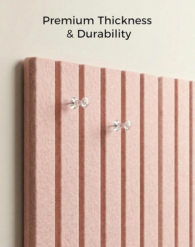 Aothia 12-Pack Felt Bulletin Board Tiles 48"x36", Modular Pin Board