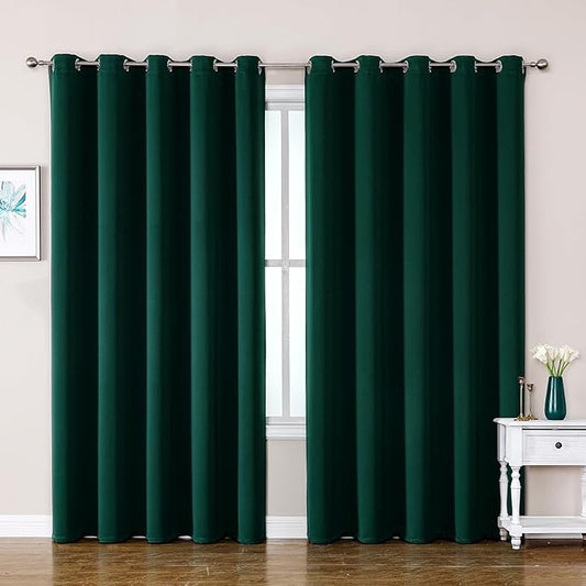 ChrisDowa Blackout Curtains 70 inches Wide