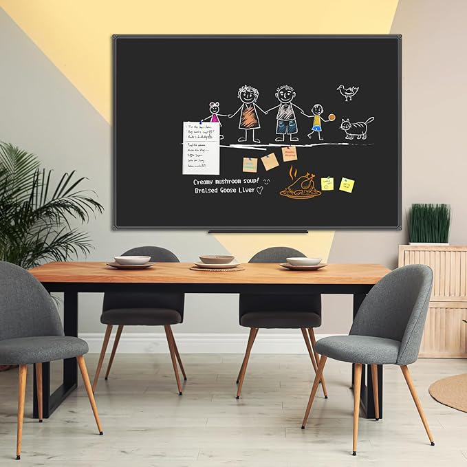 JILoffice Magnetic Chalkboard/Black Board 60 x 40 Inch