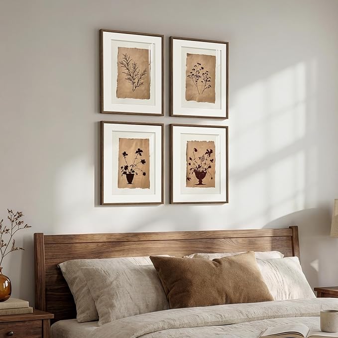 Framed Vintage Botanical Wall Art