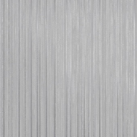 Tempaper Textured Metallic Silver Faux Grasscloth Removable Peel and Stick