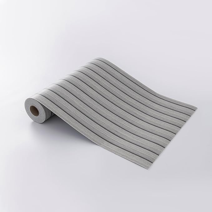 Peel and Stick PVC Slat Wall Panels, Wood Grain Self-Adhesive Soundproof