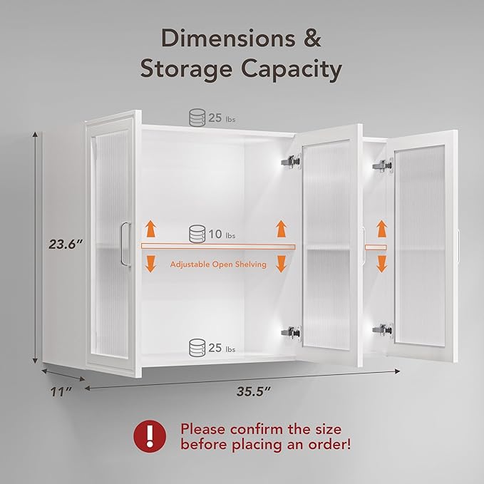 Furnaza Wall Storage Cabinets