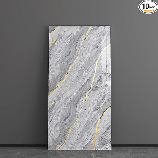 Haimin Wall Panels Peel and Stick 10 Pieces 23.6x11.8in Lightweight Backsplash