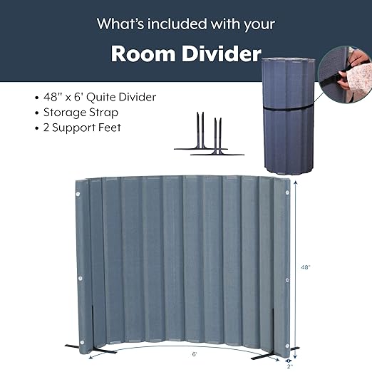 Angeles 48" x 6' Quiet Divider