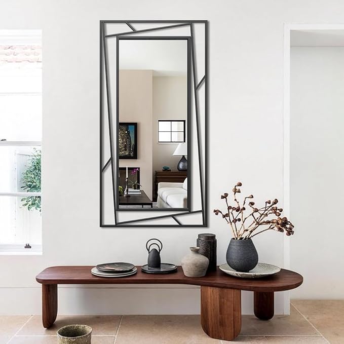 Rectangular Wall Mirror, Hang Horizontally or Vertically
