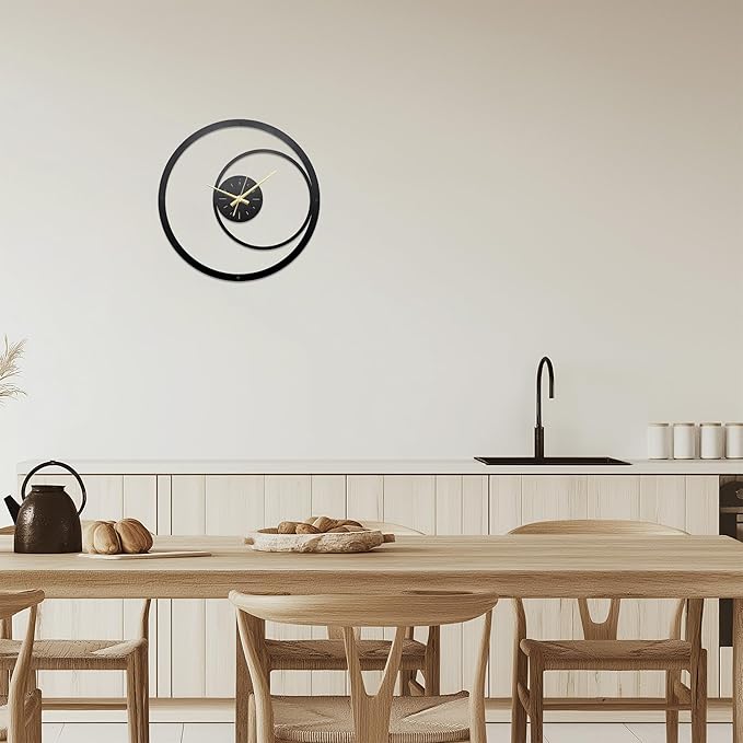Minimalist Metal Wall Clock