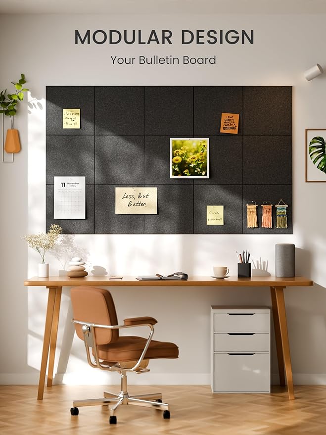 Bumusty Large Cork Board 48" x 36" Alternative