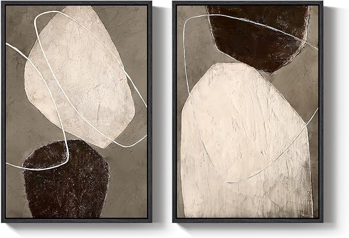 Framed Modern Abstract Wall Art