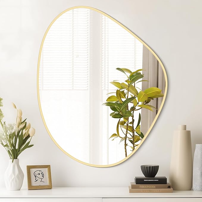 WallBeyond Asymmetrical Mirror, Irregular Wall Mirror