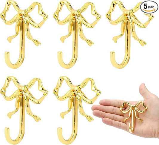 5 Pcs Gold Bow Hooks, Bow Hooks