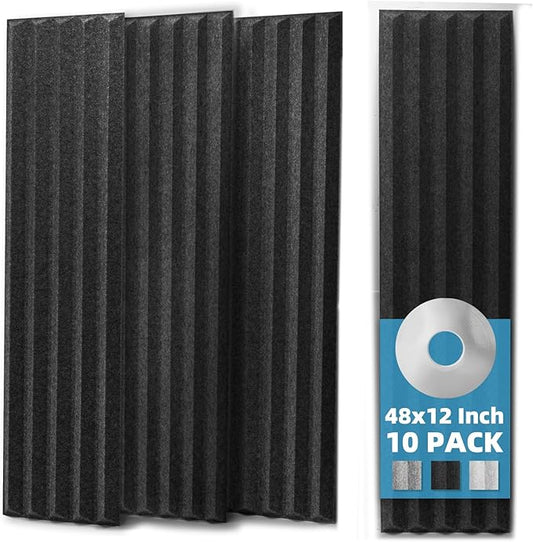 Art3d 10-Pack Peel and Stick Acoustic Panels