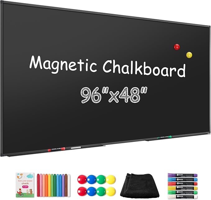 SELEAD Huge Magnetic Chalkboard 96 x 48 Inches