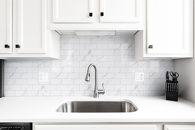 StyloVue 100 Pieces Peel and Stick Backsplash