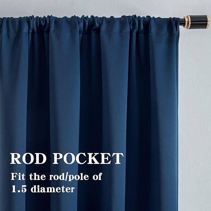 Custom Curtains for Bedroom Customsize, Grommet Light Blocking Drapes for