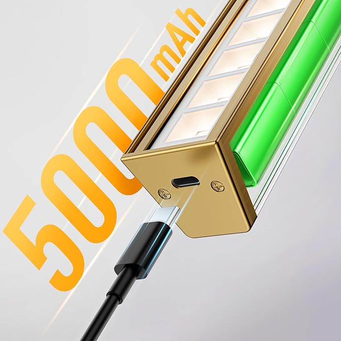 Afyuol Picture Lights for Wall, Brass Battery Operated Picture Light 16in Art