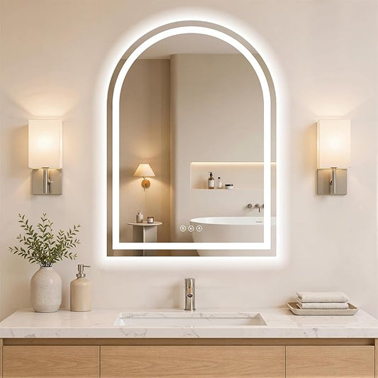 Arched LED Bathroom Mirrors