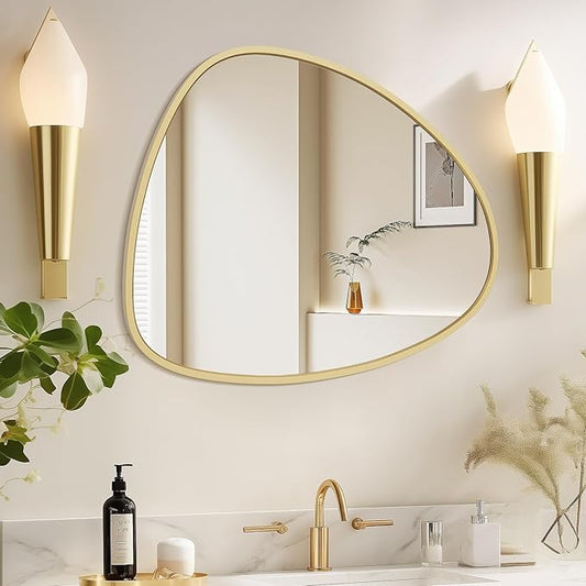WallBeyond Asymmetrical Mirror, Irregular Wall Mirror, Wall Mirrors Decorative