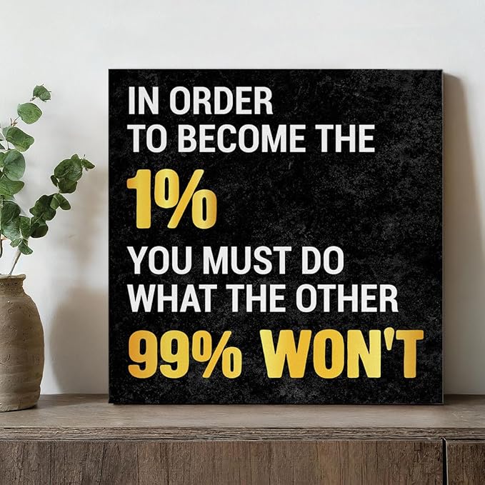 Inspirational Wall Art, Motivational Positive Quotes Wall Decor