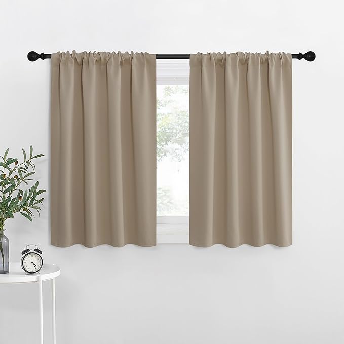 NICETOWN Blackout Curtains for Living Curtains, 2 Panels, 29 by 30, Room