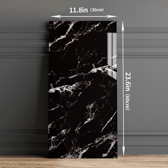 Haimin Wall Panels Peel and Stick 10 Pieces 23.6x11.8in Lightweight Backsplash